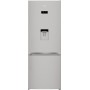 Beko RCNE560E40DSN - Frigorifero Combinato Silver Total No-Frost a Libera Installazione, Classe E