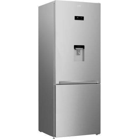 Beko RCNE560E40DSN - Frigorifero Combinato Silver Total No-Frost a Libera Installazione, Classe E