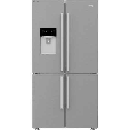 Beko GN1426234ZDXN - Frigorifero Inox Side by Side 4 Porte Total No Frost a Libera Installazione Classe F