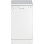 Beko DFS05024W - Lavastoviglie Slim Libera Installazione 10 Coperti Classe E, 5 programmi, 45 cm