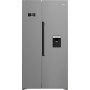 Beko GN163241XBN - Frigorifero Metal look Libera Installazione Side by Side Total No-Frost Classe E