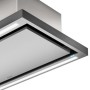 Elica PRF0141953 - Cappa a Soffitto 90 x 50 cm Versione Filtrante Acciaio Inox e Bianca Classe A