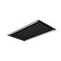 Elica PRF0173443A - Cappa a Soffitto 100 x 57 cm H 16 Nero Effetto Soft Touch Classe A