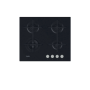 Whirlpool GOA 6423/NB - Piano Cottura a Gas 60 cm 4 Fuochi in Vetro Nero