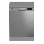 Beko DFN16425X - Lavastoviglie Standard a Libera Installazione 5 Programmi 10 Coperti Classe E