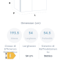 Beko BCSA306E4SFNLH - Frigorifero Incasso Combinato Statico con ventola Classe E Altezza 193,5 cm Apertura SX