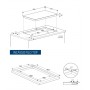 Beko HII 98810 NT / HII98810NT - Piano cottura a Induzione da 90 cm Nero in Vetroceramica - 11 zone