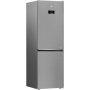 Beko B5RCNE366HXB1 - Frigorifero Combinato a Libera Installazione 186,5 cm Total No-Frost Metal Look Classe C