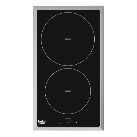 Beko HDMI 32400 DTX / HDMI32400DTX - Piano cottura a Induzione in Vretroceramica Nero Domino - 30 cm 2 zone cottura