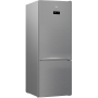 Beko RCNE560E60ZHXBN - Frigorifero Inox Libera Installazione Combinato 193 cm Total No Frost Classe E