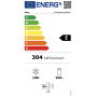 Beko RCNE560E40ZXBRN - Frigorifero Libera Installazione Combinato Nero 192 cm Total No Frost Classe E