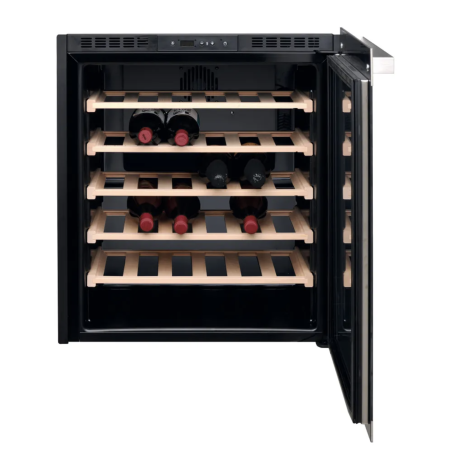 Ariston Hotpoint HA7WC7110 / HA7 WC7110 - Cantina Cantinetta da Incasso 36 Bottiglie 72 cm Classe G Nero con Ripiani in Legno