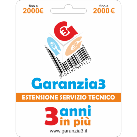 GARANZIA3 - 3 ANNI IN PIÙ  - Massimale di Euro 2000