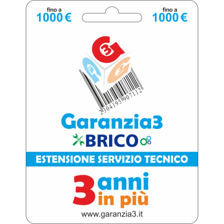 GARANZIA3 - BRICO  - Massimale di Euro 1000