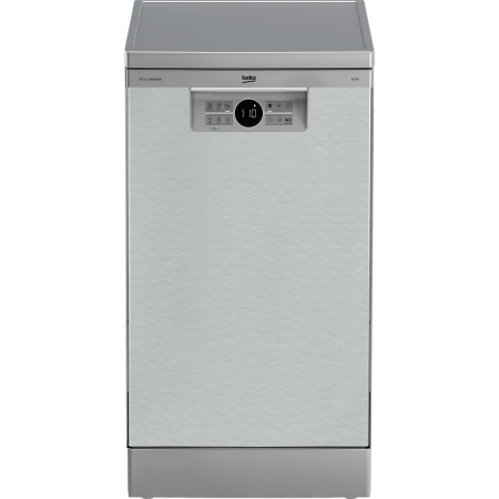 Beko BDFS26020XQ - Lavastoviglie Slim Libera Installazione 10 Coperti Classe E 45 cm Pearl Inox