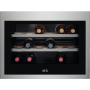 AEG KWE884520M - Cantina Cantinetta Vino da Incasso 18 Bottiglie Larghezza 45,5 cm Inox