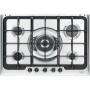 Electrolux PX750UOV - Piano Cottura da Incasso a Gas 75 cm 5 Fuochi Inox Bruciatore Wok Griglie in ghisa Soft line