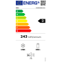 Beko RCNE560E61ZXN - Frigorifero Combinato Total No-Frost 70 cm