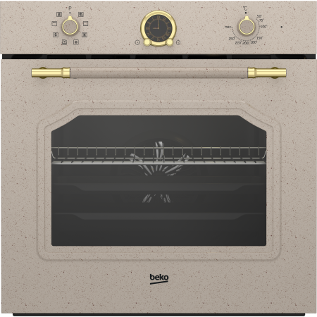 Beko RBIM19200AVD - Forno Elettrico Multifunzione Rustico Avena Classe A 60 cm