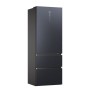 Haier HTW7720ENMB - Frigorifero Combinato Libera installazione 3 porte Total No Frost 70cm Classe E Nero