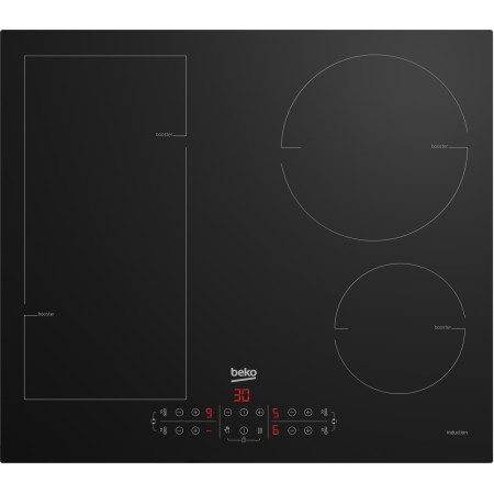 Beko HII64203FMT - Piano cottura a induzione 60cm 4 fuochi Flex Zone Nero