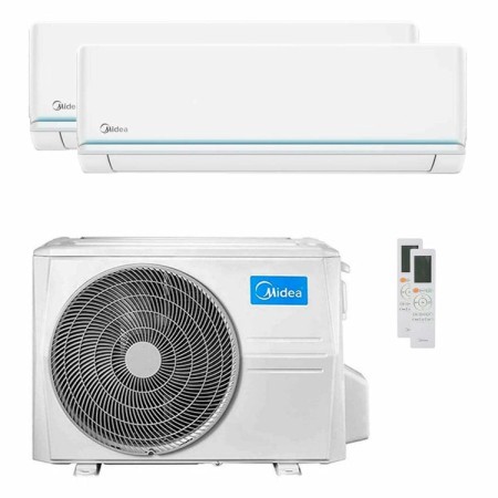 Midea MSAGBU-09HRFN / M3OA-27HFN8-Q - Climatizzatore Dual 9000+9000 BTU Inverter Unità Interna ed Esterna R-32 Wi-Fi A++ Bianco