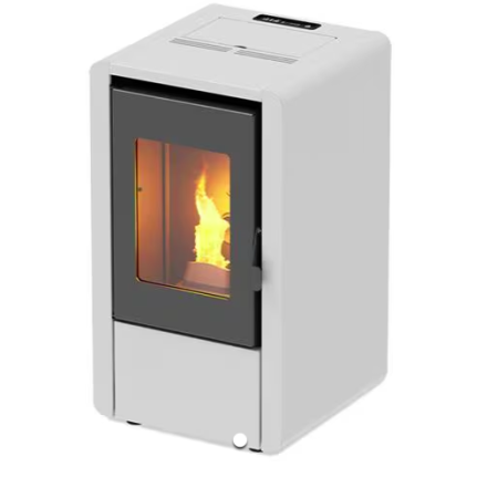 AMG petite Z6 - Stufa a Pellet ventilata 7 Kw Bianca