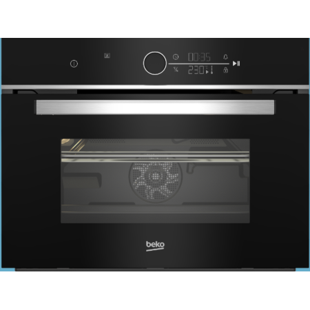 Beko BBCW13400X - Forno Beyond Compatto Multifunzione bPRO500 Classe A 16 Funzioni Inox e nero