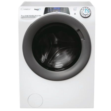 Candy RPW4966BWMR/1-S - Lavasciuga RapidÓ PRO Libera installazione 9 Kg 1400 RPM Classe D Bianca