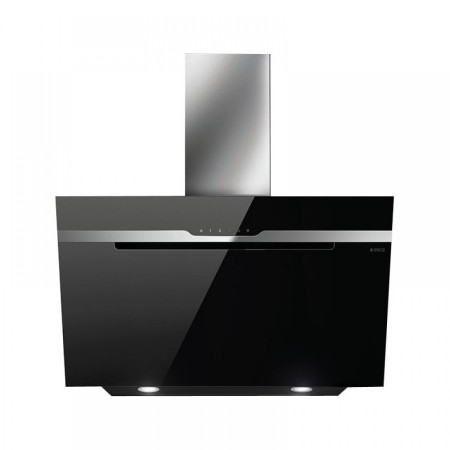 Elica PRF0147732 MAJESTIC NO DRIP BL/A/90 - Cappa a Parete 90 cm Anticondensa Classe A Acciaio Inox Vetro Nero