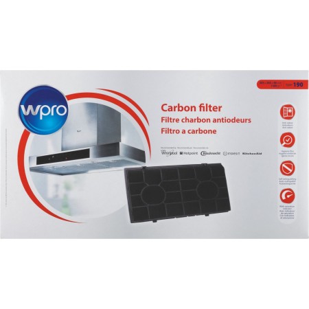 Filtro anti-odore al carbone attivo - Tipo 190 (485 x 265 x 48 mm - 1300 g)