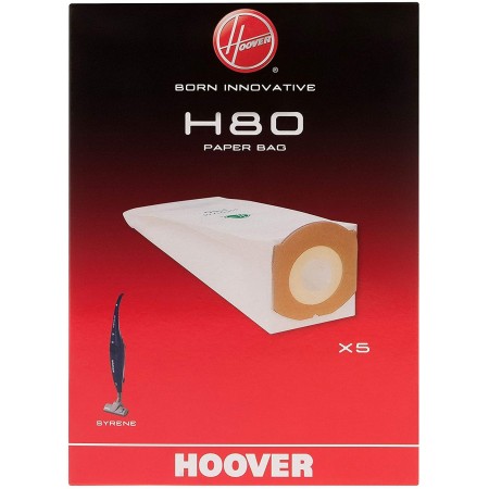 5 sacchetti.di carta per aspirapolvere Hoover Syrene - H80