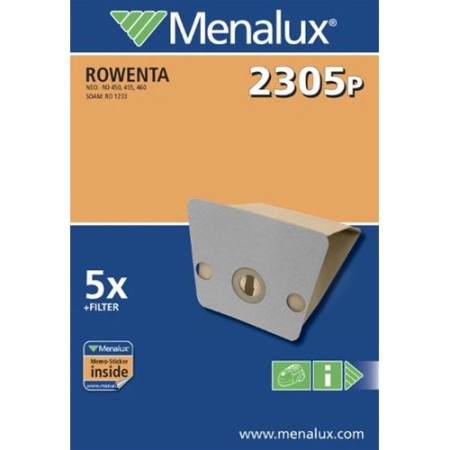 5x sacchetti in carta per aspirapolvere Menalux - 9001967596 - 2305P