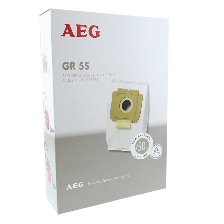 8x sacchetti sintetici per aspirapolvere AEG - 9002565407 - GR5S