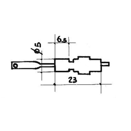 Candeletta per accensione piano cottura REX - Electrolux - H4422